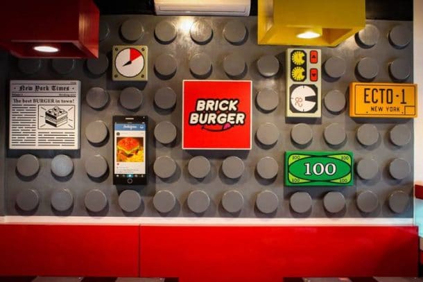 Brick Burger : restaurant Lego