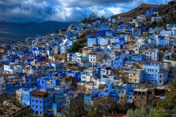 Chefchaouen : village bleu marocain