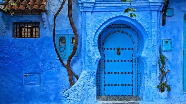 Chefchaouen : village marocain peint en bleu