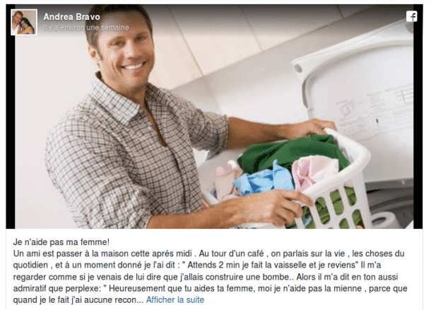 Je n'aide pas ma femme