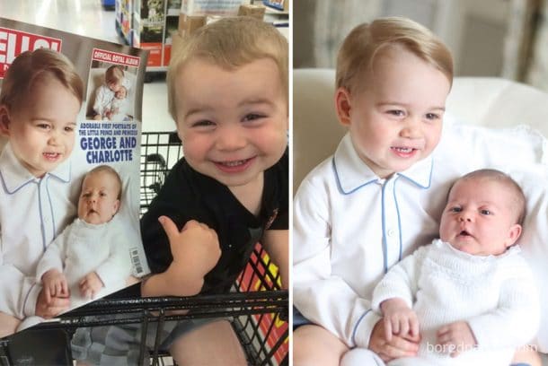 bébé qui ressemble au Prince George de Cambridge