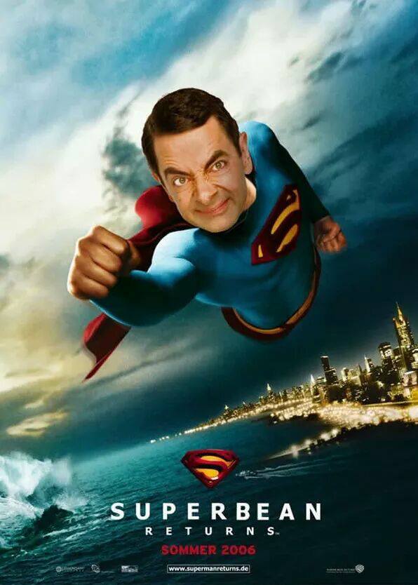 Mr. Bean superman