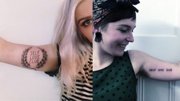 Tatouage Self Love Club