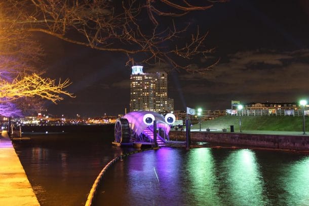 machine anti dechets Monsieur Trash Wheel
