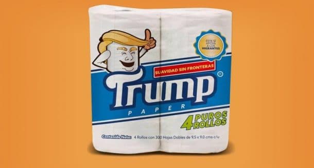 papier toilettes Trump