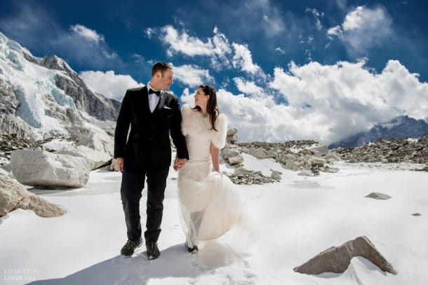 sommet du mont everest mariage