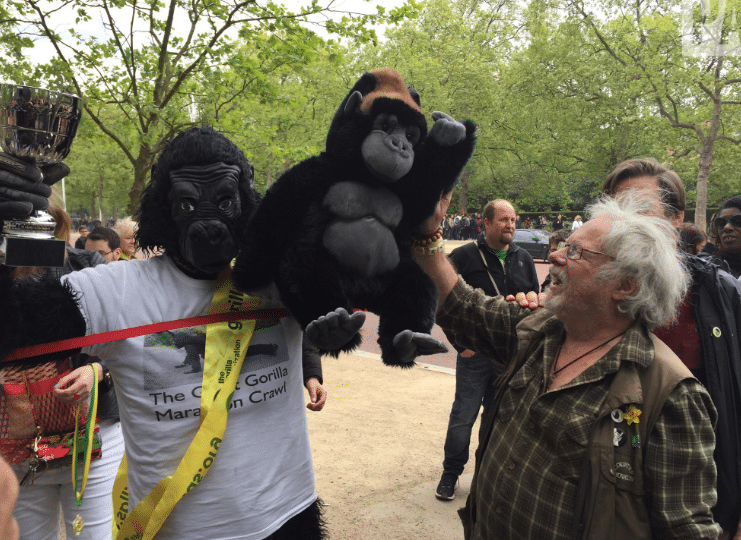 marathon de londres mr gorilla