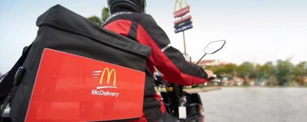 McDonalds livre a domicile en france
