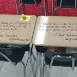 motiver les eleves en ecrivant sur les tables
