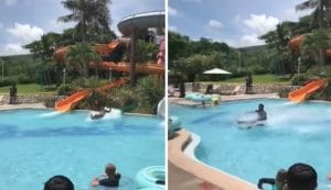 sortie toboggan à eau