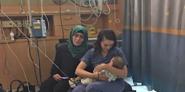 infirmiere israelienne bebe palestinien