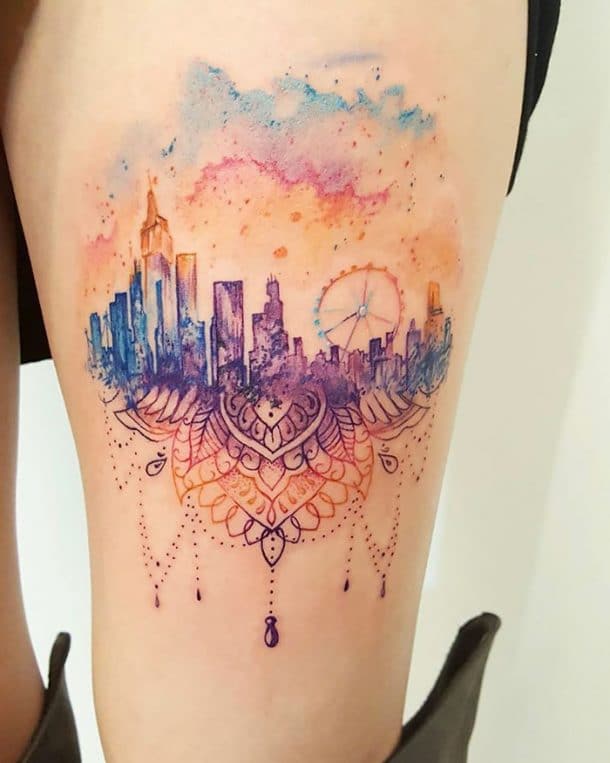 tatouage grande ville