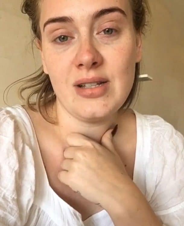 Adele sans maquillage