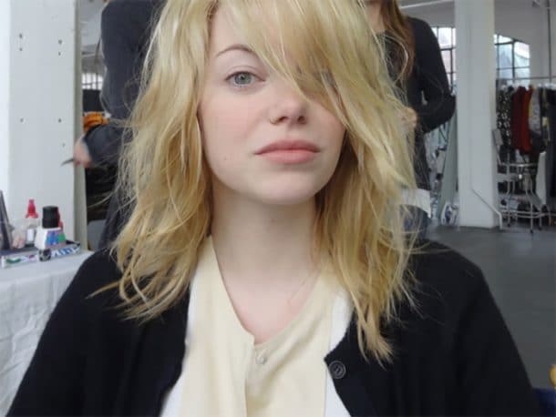 Emma Stone sans maquillage