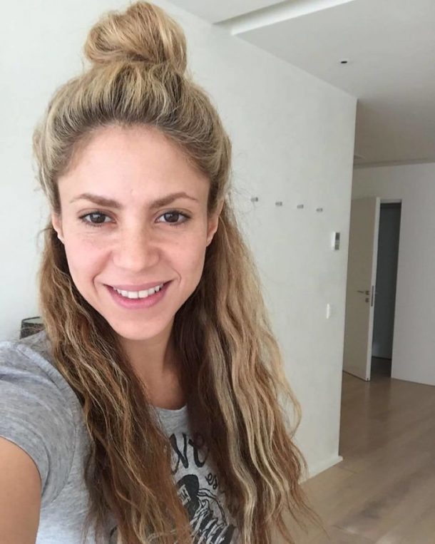Shakira sans maquillage