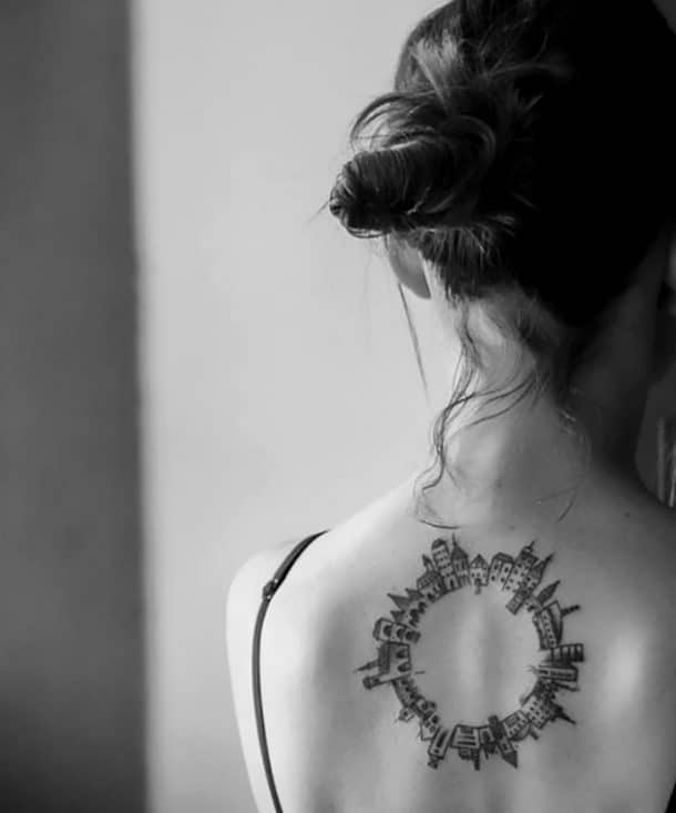 tatouage petites maisons