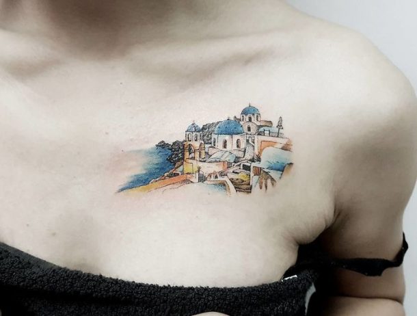 tatouage village grec