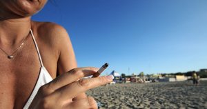 plage sans tabac