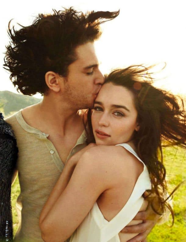 Kit harington et Emilia Clarke