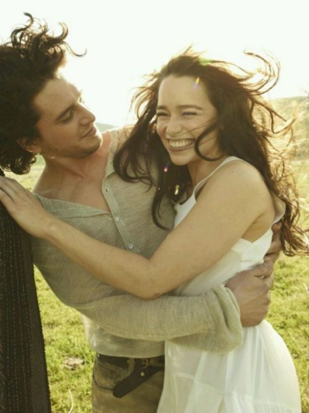 kit harington et emilia clarke GOT