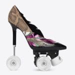 chaussures a talons a roulette YSL