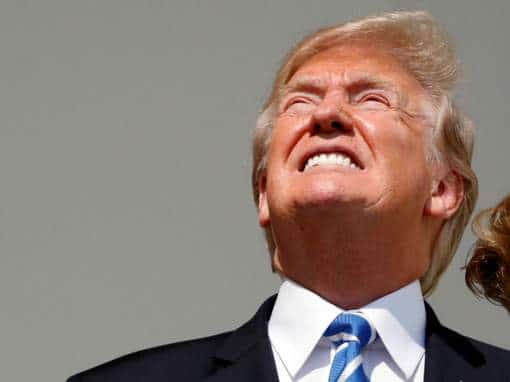 Donald trump eclipse solaire totale
