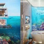 maisons a moitie sous l'eau dubai