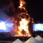 scene en feu tomorrowland