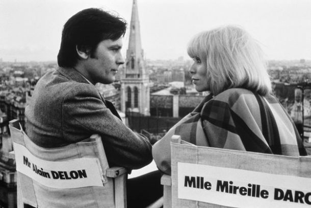 mireille darc et alain delon