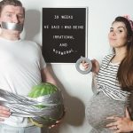 femme enceinte joie