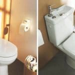 toilettes avec lavabo integre