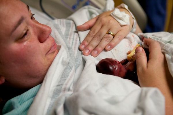Alexis Fretz et son bebe premature