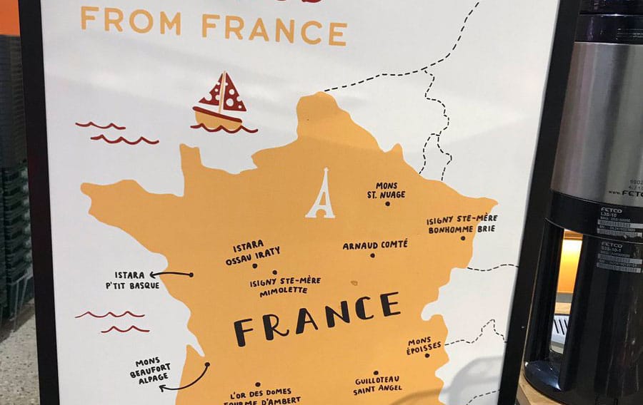 Zéro respect : la carte des fromages de France selon les Américains