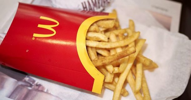 frites mcdonald's au silicone