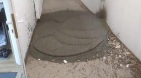 fuite de beton