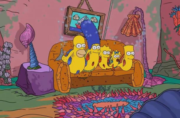 Les Simpson couch gag