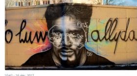 fresque johnny hallyday calais