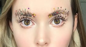 sourcils sapin de noel