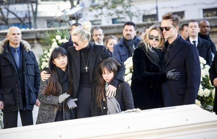 laeticia hallyday et sa famille en deuil