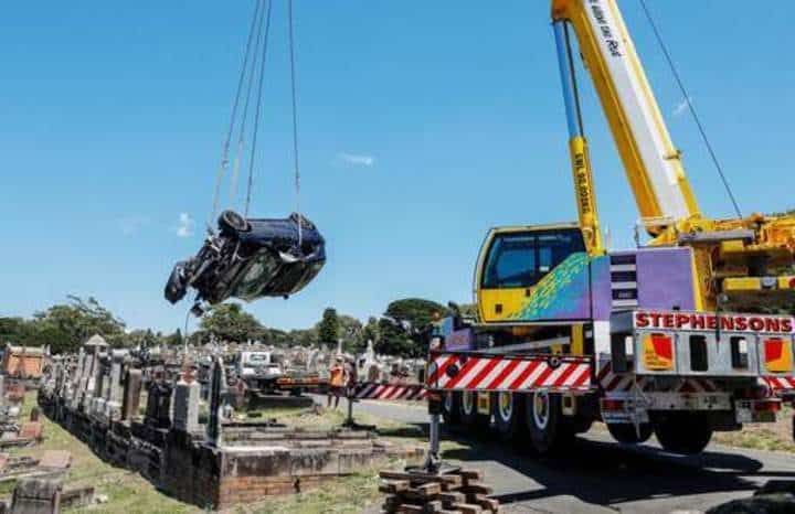 accident de voiture cimetière Autralie Sydney