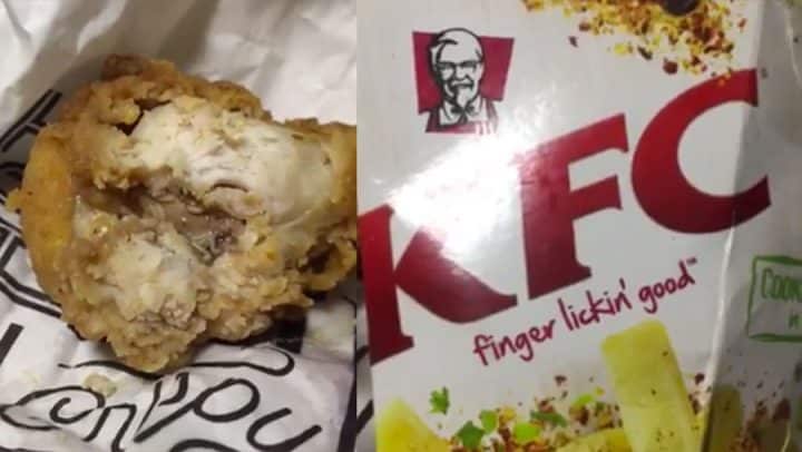 asticots dans les pilons de poulet de chez KFC
