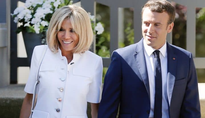 Brigitte Macron a osé le décolleté plongeant à l'Élysée, qui a fait son petit effet devant des invités prestigieux