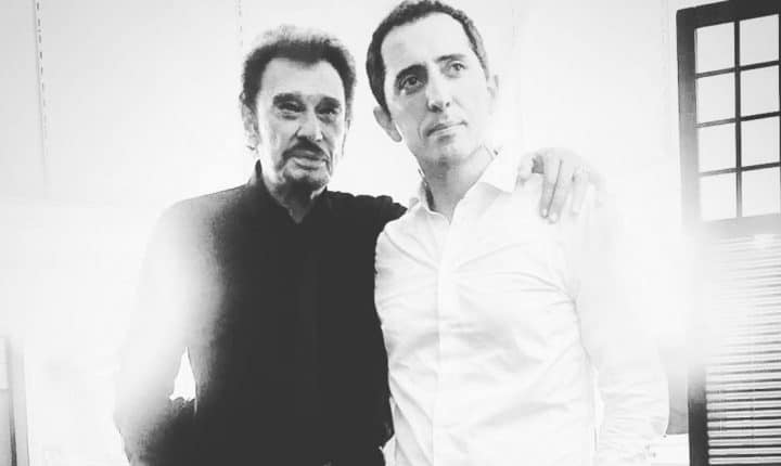 Gad Elmaleh et Johnny Hallyday