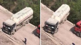 conduire un camion en chine