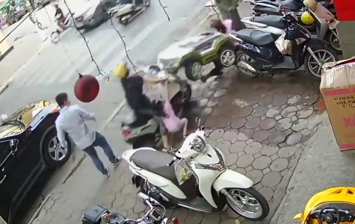 accident de scooter