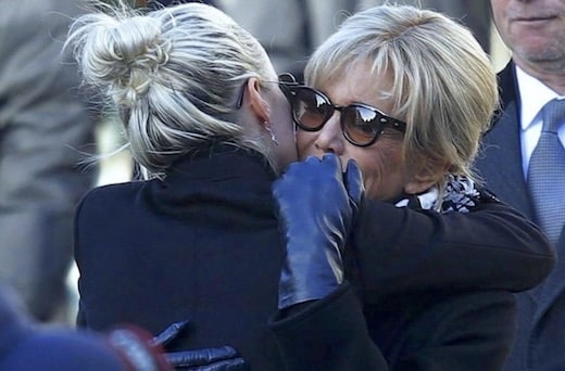 Laeticia Hallyday se confie sur Brigitte et Emmanuel Macron