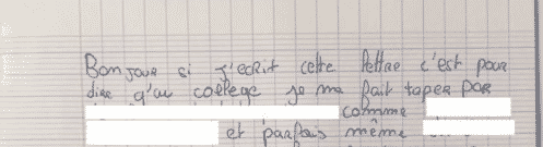 d'harcèlement