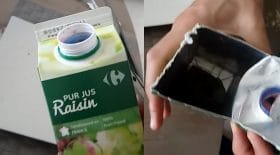 ce qu'ils découvrent dans cette bouteille de jus de raisin va les faire vomir !