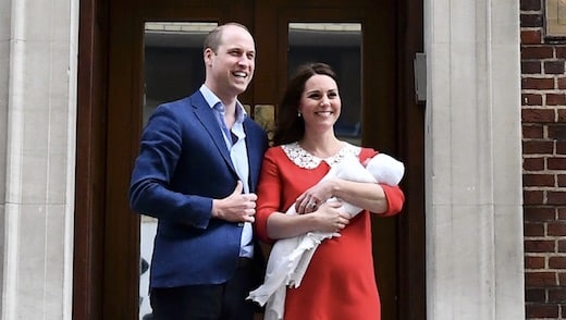 Royal baby : Kate Middleton et le Prince William ont dévoilé le prénom de leur troisième enfant