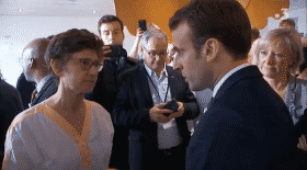 Macron, CHU de Rouen